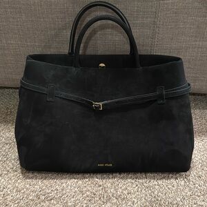 Manu Atelier Black Satchel Bag